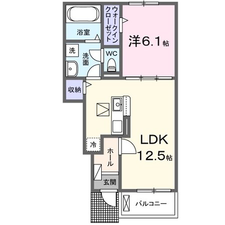 古市駅 徒歩10分 1階の物件間取画像